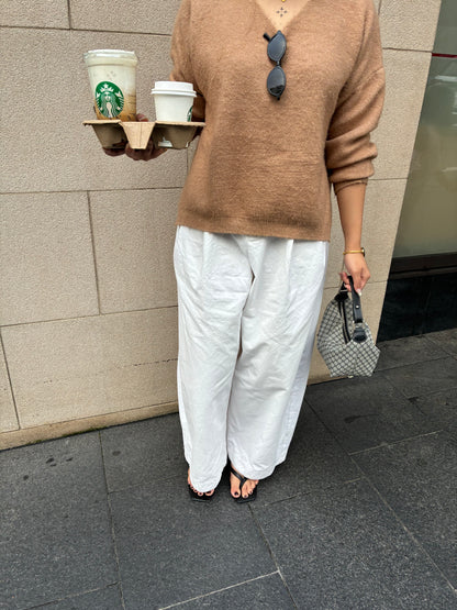 Vanilla Wide Leg Pants